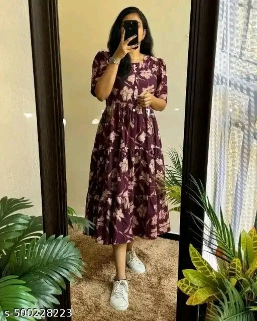 Printed Gown Kurta