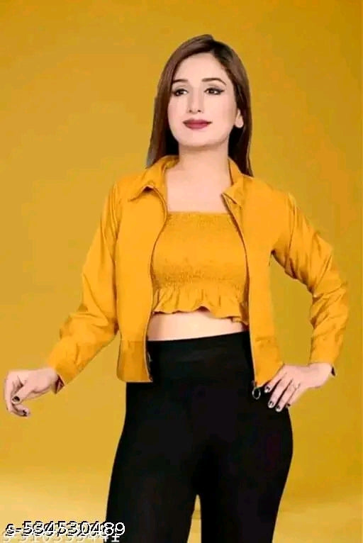 New trendy crop top to piece fantastic girl for women